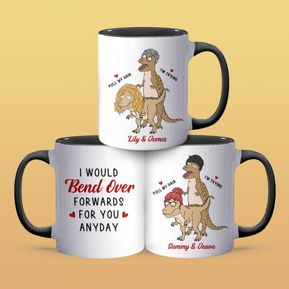 Bend Over - Personalized Accent Mug