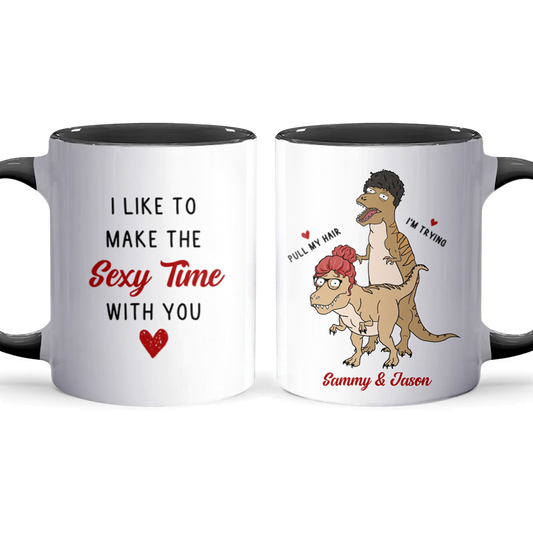 Time With You - Personalized Accent Mug