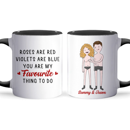 You're My Favorite - Personalized Accent Mug