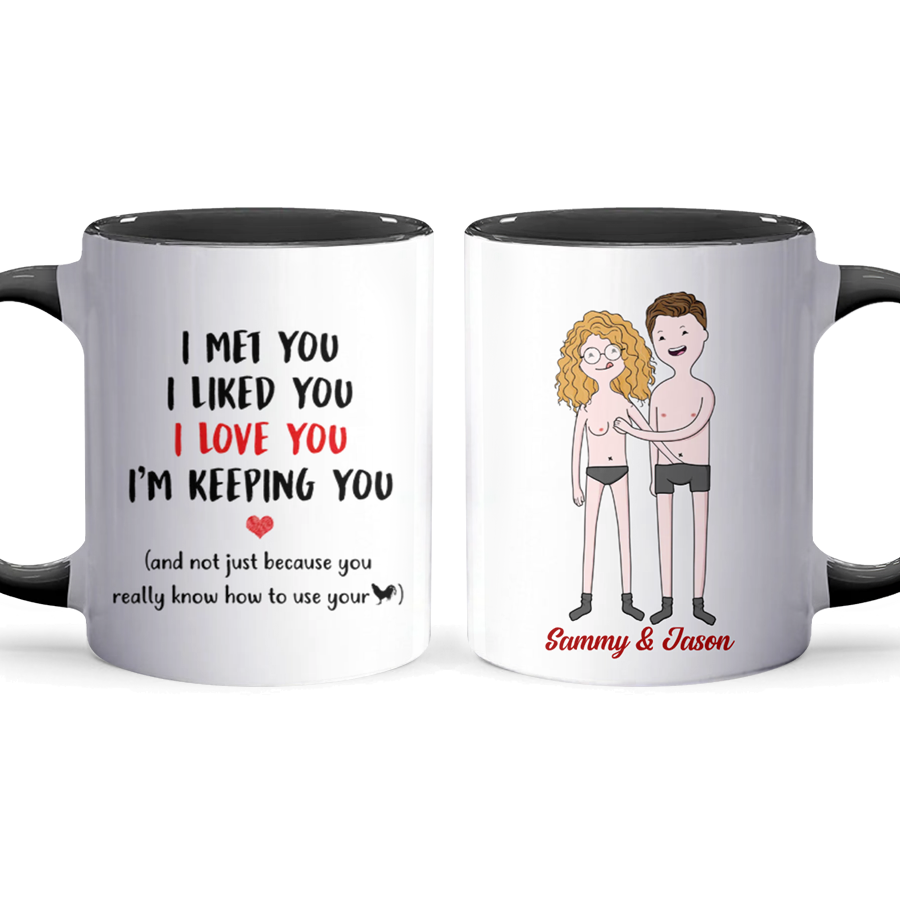 I Love You - Personalized Accent Mug