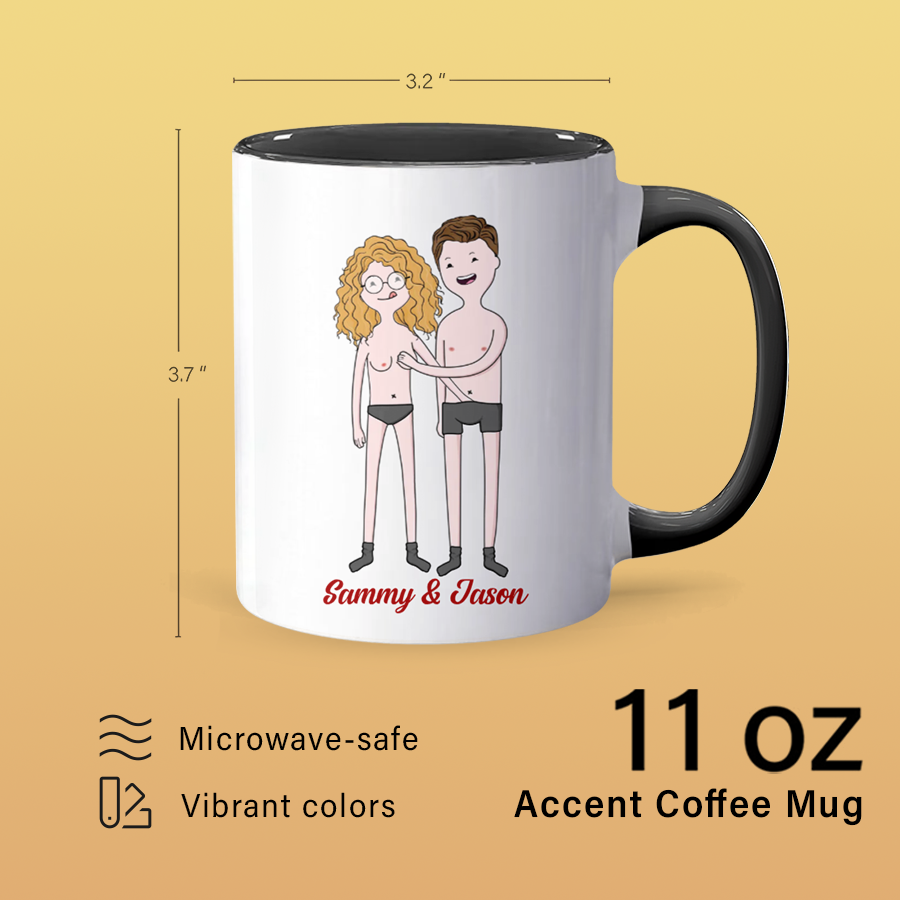 I Love You - Personalized Accent Mug