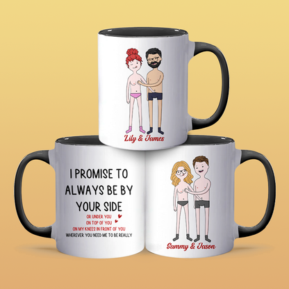 I Promise To - Personalized Accent Mug