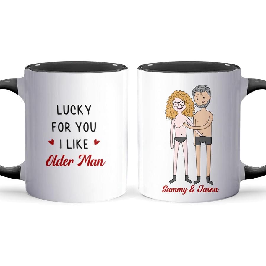 Lucky For You - Personalized Accent Mug