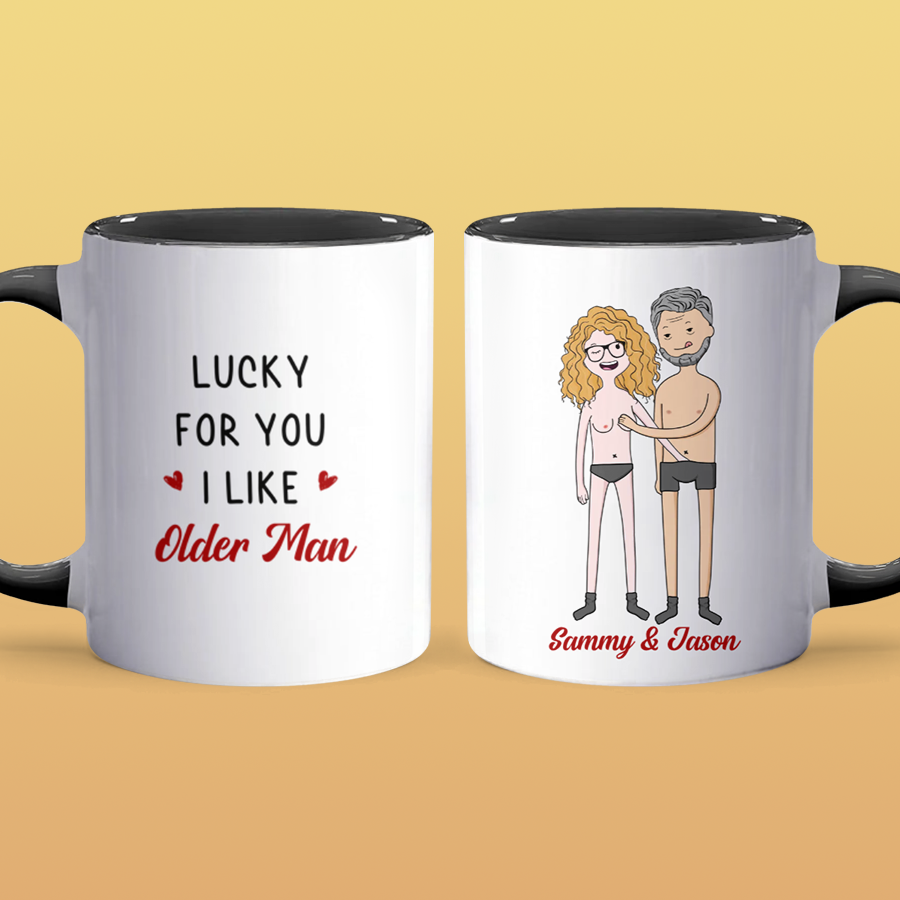 Lucky For You - Personalized Accent Mug