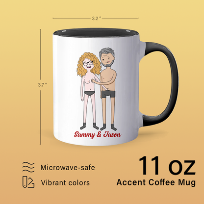 Lucky For You - Personalized Accent Mug