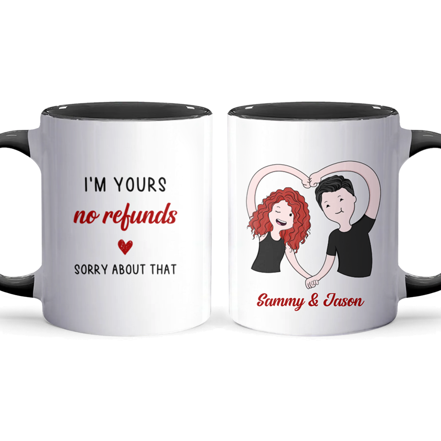 I'm Yours - Personalized Accent Mug