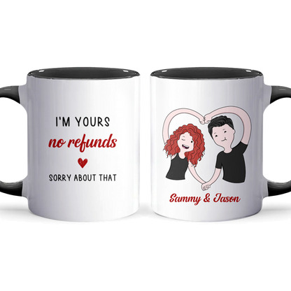 I'm Yours - Personalized Accent Mug