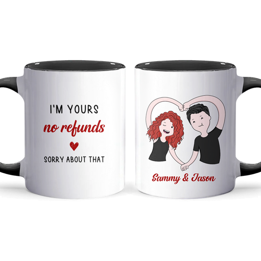 I'm Yours - Personalized Accent Mug