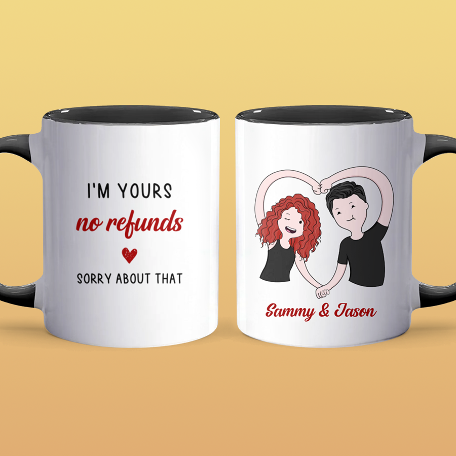 I'm Yours - Personalized Accent Mug