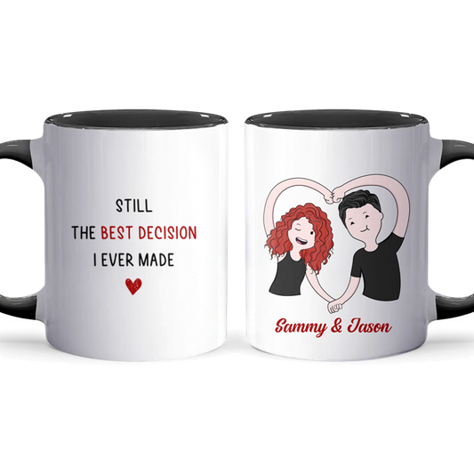 Best Decision - Personalized Accent Mug