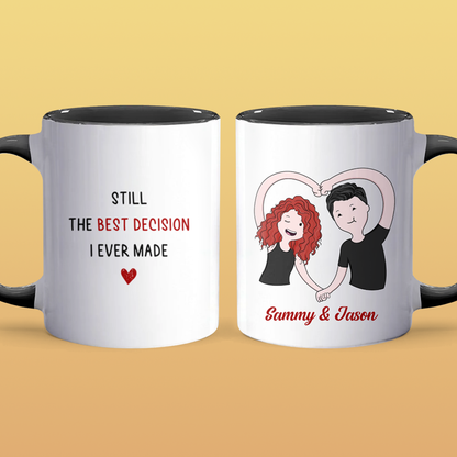 Best Decision - Personalized Accent Mug