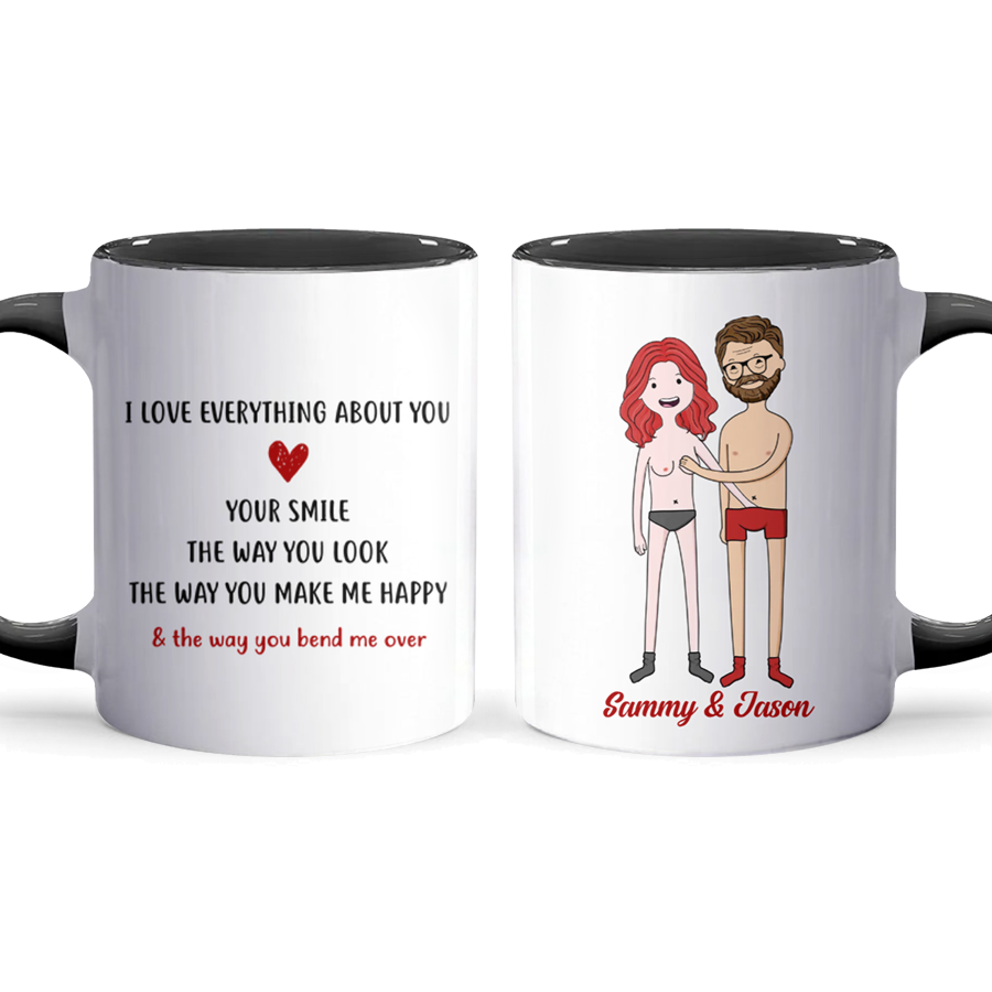 I Love You - Personalized Accent Mug