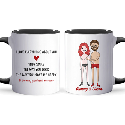 I Love You - Personalized Accent Mug