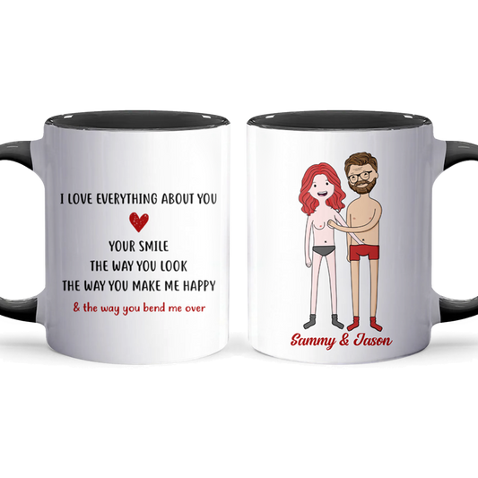 I Love You - Personalized Accent Mug