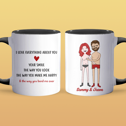 I Love You - Personalized Accent Mug