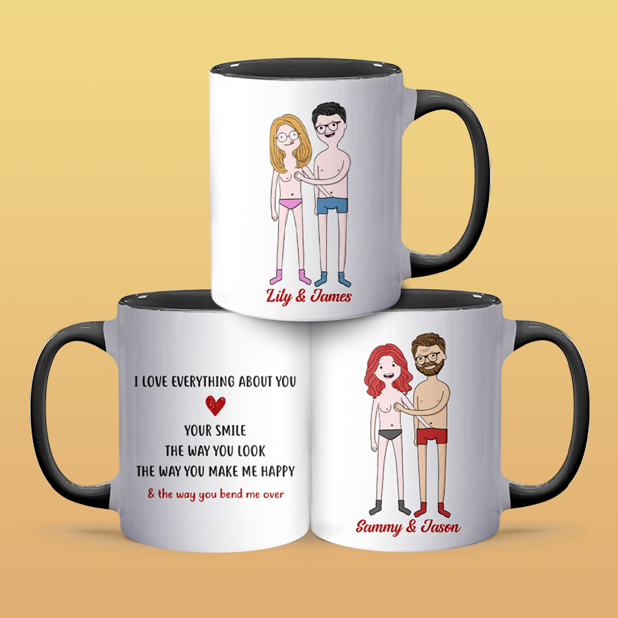 I Love You - Personalized Accent Mug