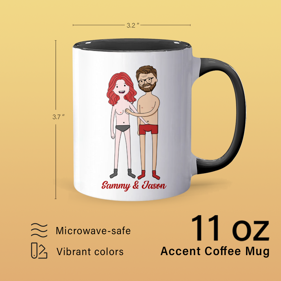 I Love You - Personalized Accent Mug