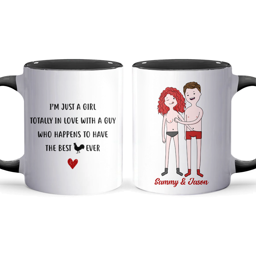 In Love - Personalized Accent Mug