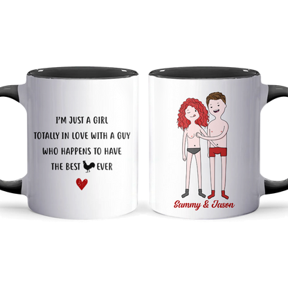 In Love - Personalized Accent Mug