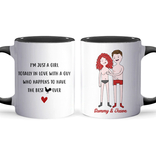 In Love - Personalized Accent Mug