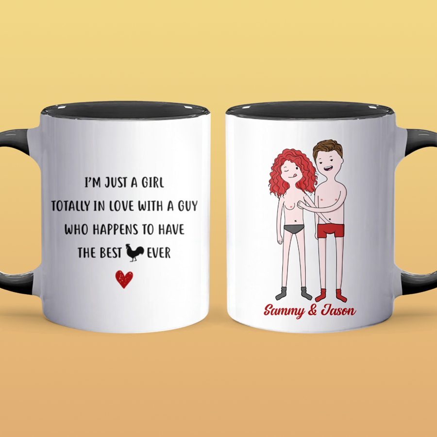 In Love - Personalized Accent Mug