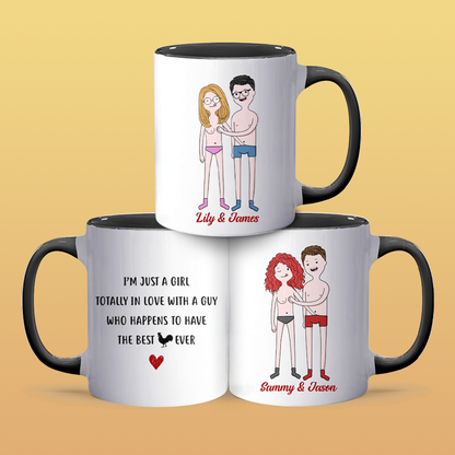 In Love - Personalized Accent Mug