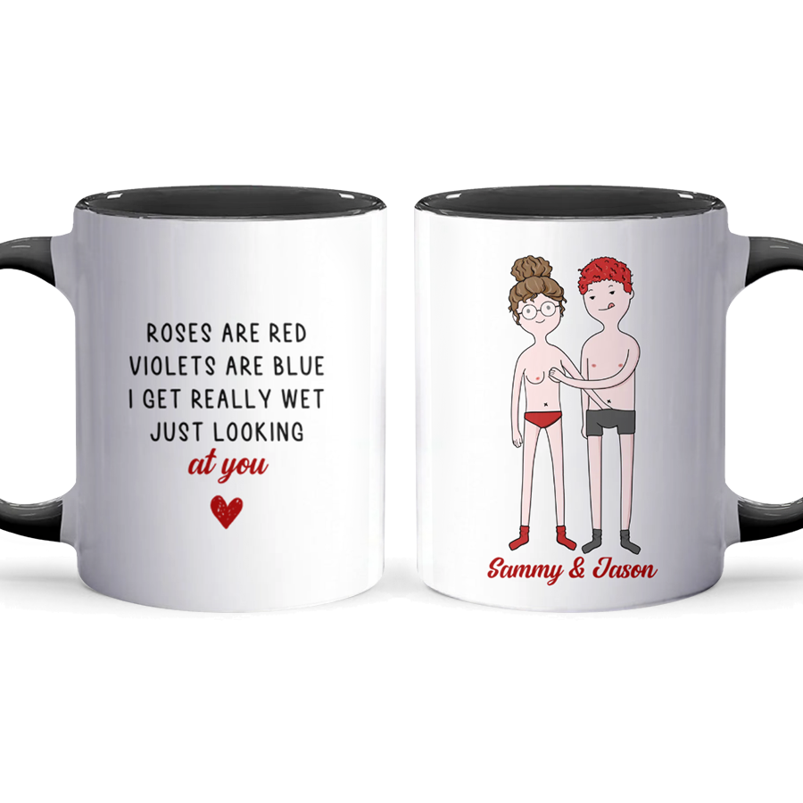 Roses Are Red - Personalized Accent Mug