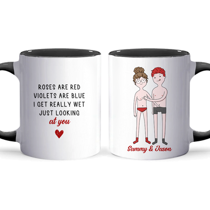 Roses Are Red - Personalized Accent Mug