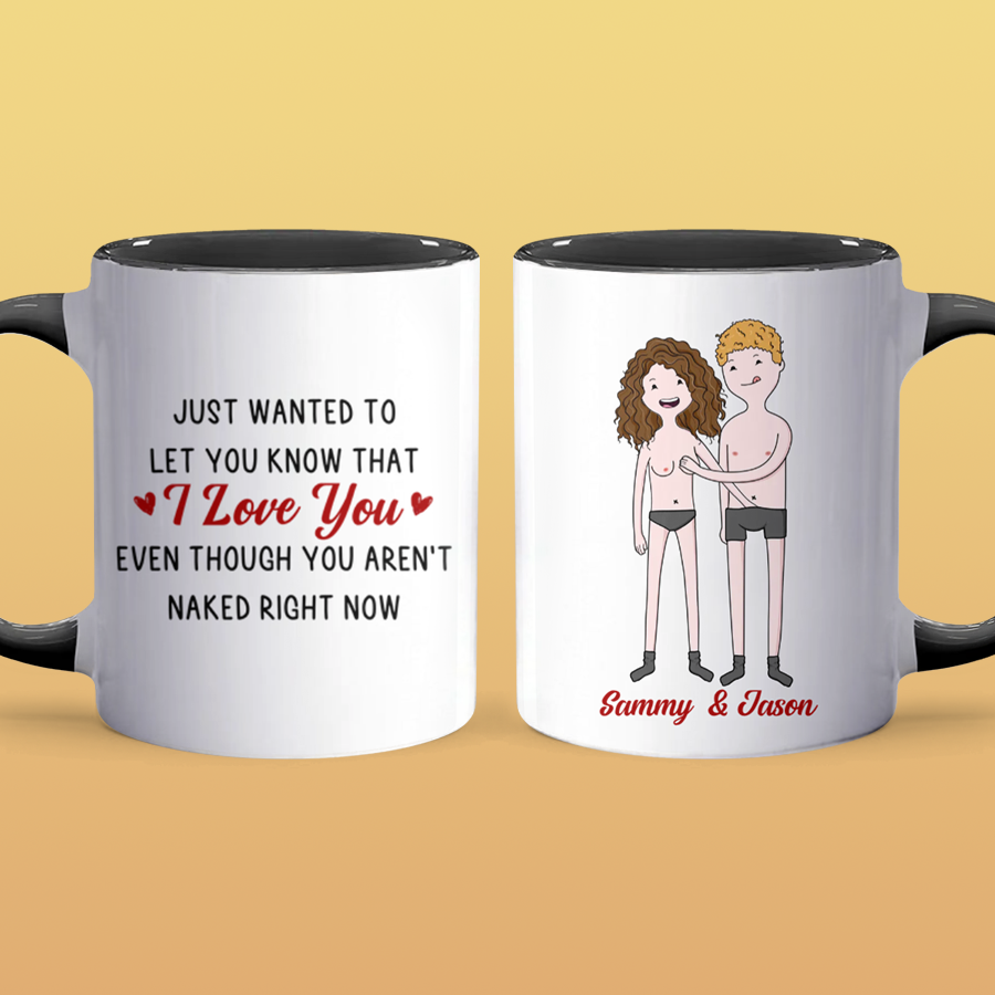 I Love You - Personalized Accent Mug