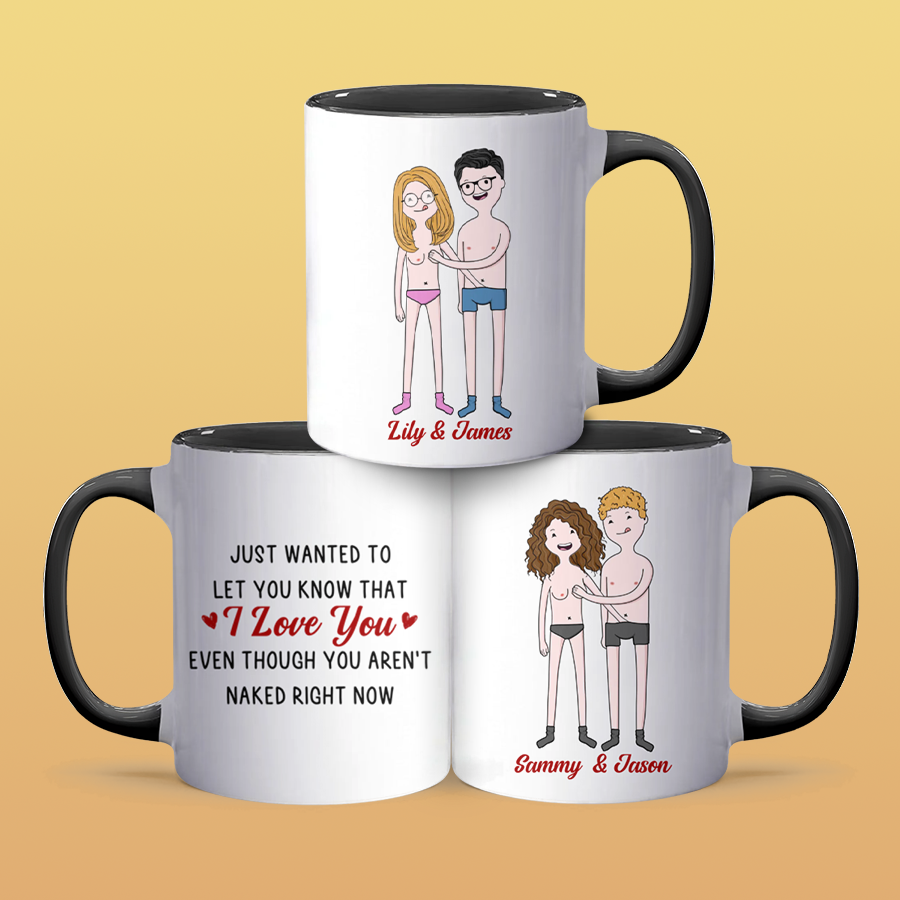 I Love You - Personalized Accent Mug