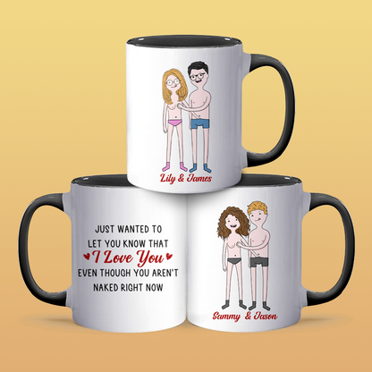 I Love You - Personalized Accent Mug