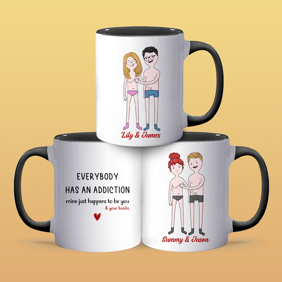 An Addiction - Personalized Accent Mug