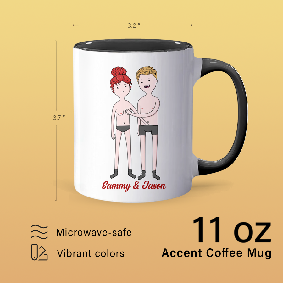 An Addiction - Personalized Accent Mug