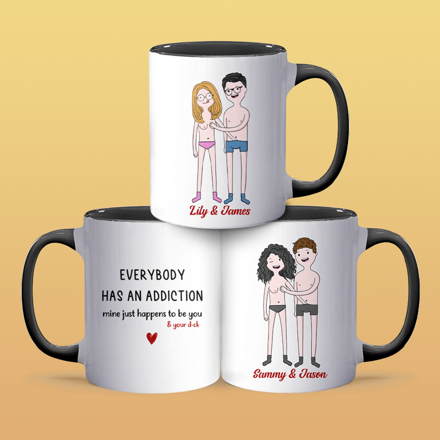 An Addiction - Personalized Accent Mug