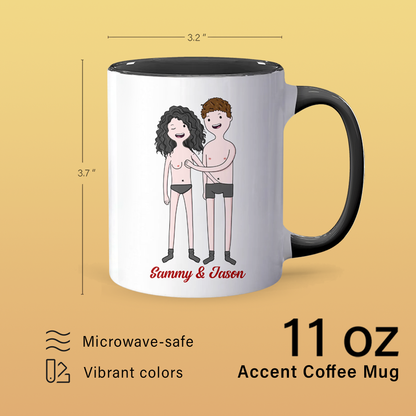 An Addiction - Personalized Accent Mug