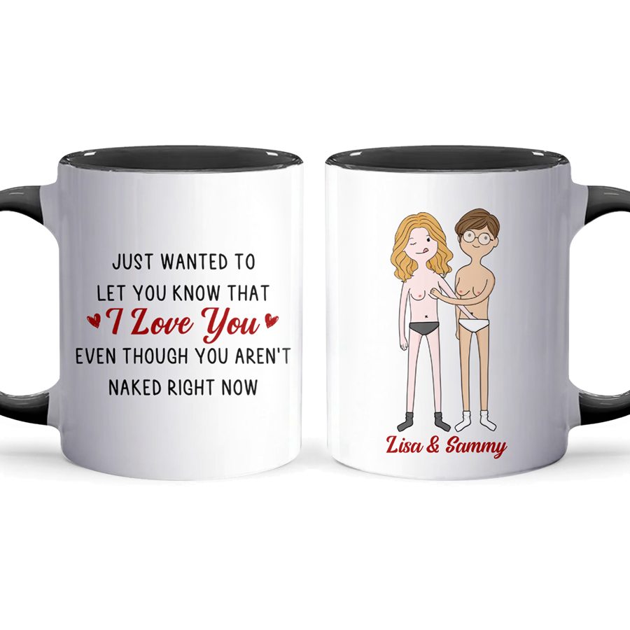 I Love You - Personalized Accent Mug