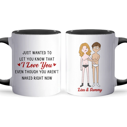 I Love You - Personalized Accent Mug