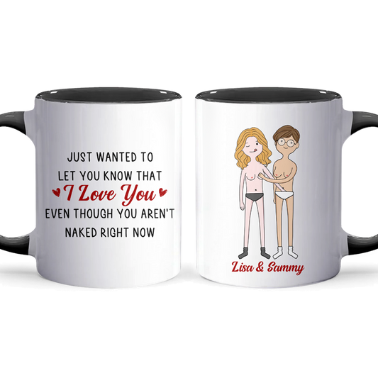 I Love You - Personalized Accent Mug