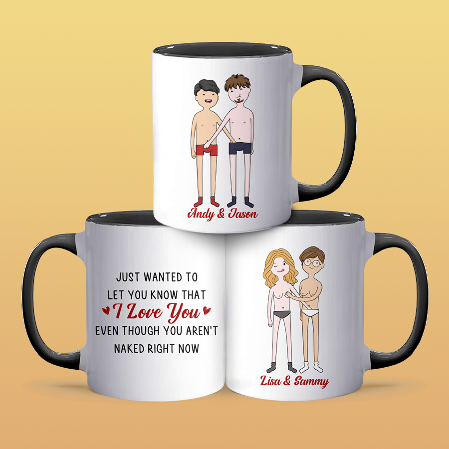 I Love You - Personalized Accent Mug