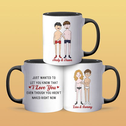 I Love You - Personalized Accent Mug