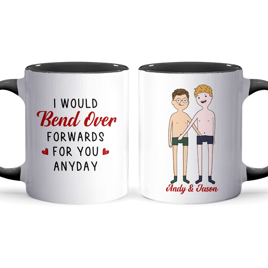 Bend Over - Personalized Accent Mug