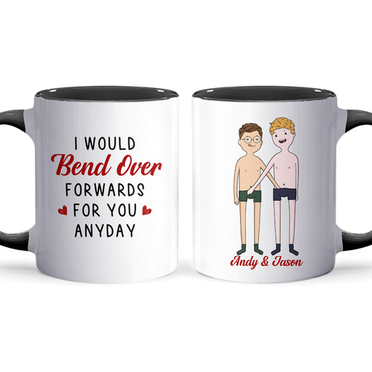 Bend Over - Personalized Accent Mug