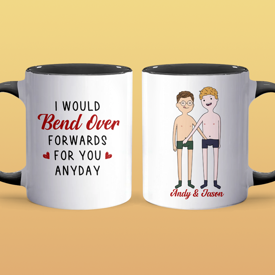 Bend Over - Personalized Accent Mug