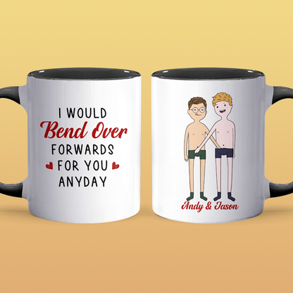 Bend Over - Personalized Accent Mug