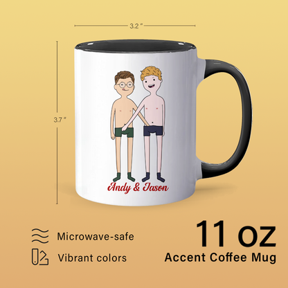 Bend Over - Personalized Accent Mug