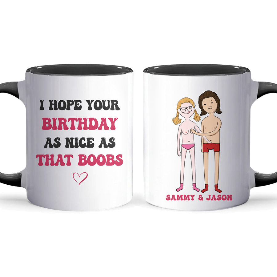 That Boobs - Personalized Accent Mug