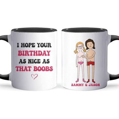 That Boobs - Personalized Accent Mug