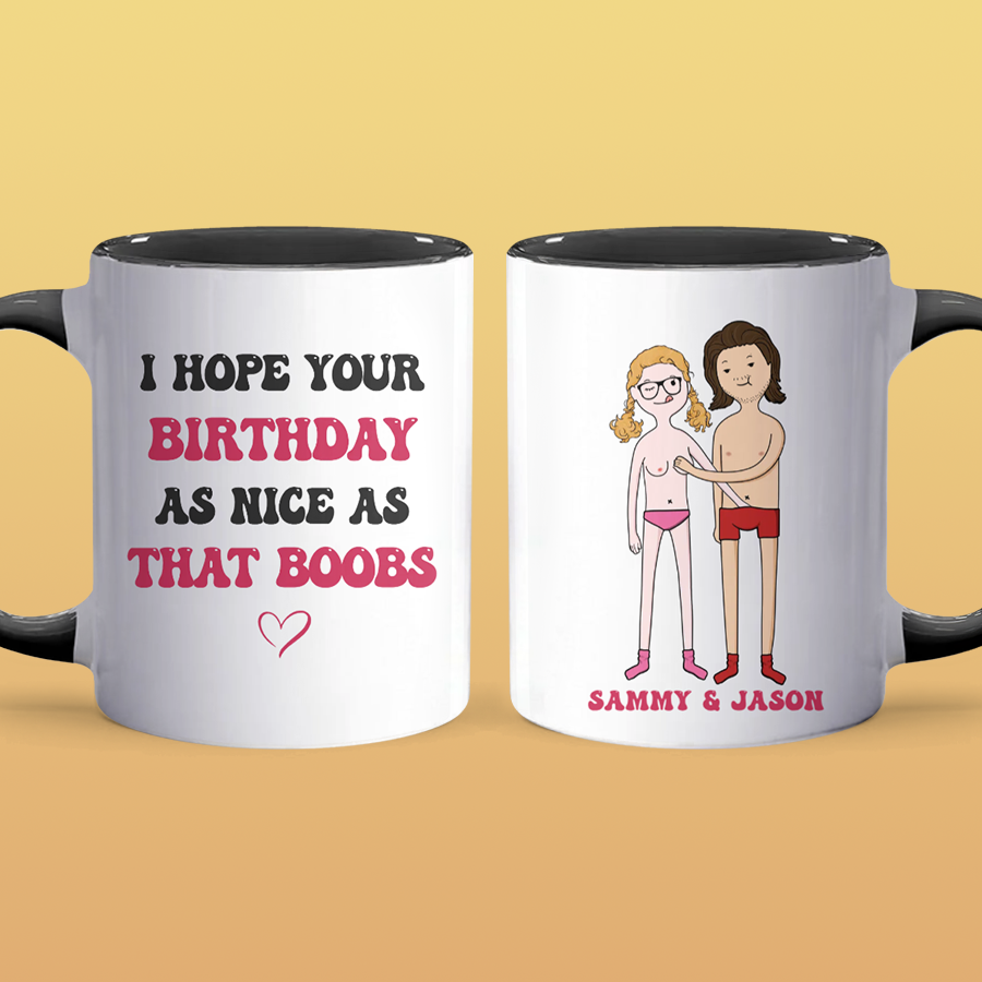 That Boobs - Personalized Accent Mug