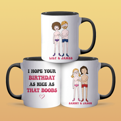 That Boobs - Personalized Accent Mug