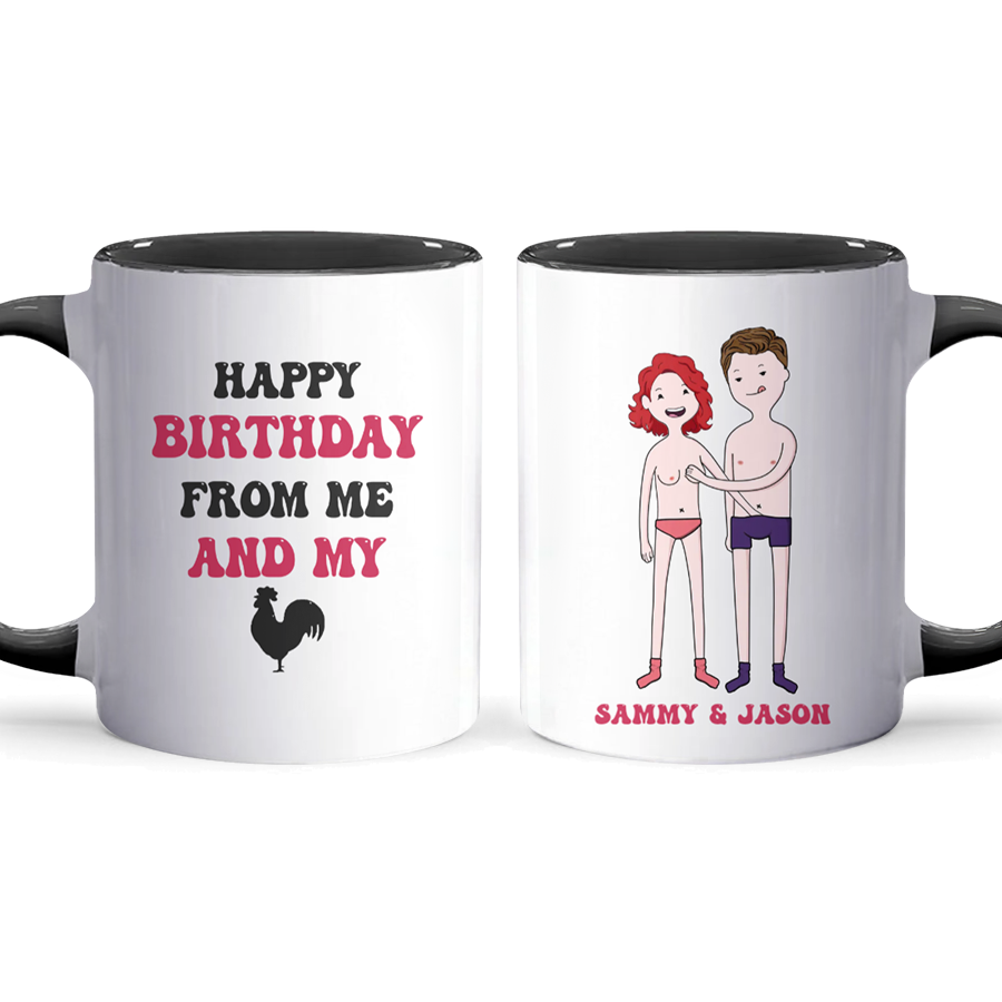 From Me - Personalized Accent Mug